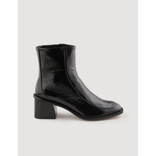 산드로 Sandro Patent leather boots with heel