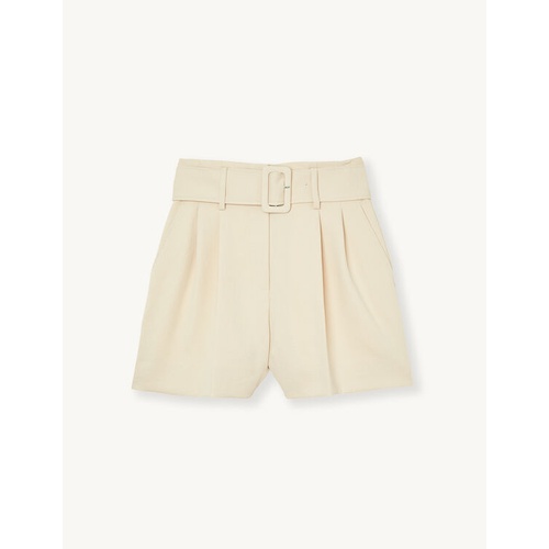 산드로 Sandro Flowing high-waisted shorts