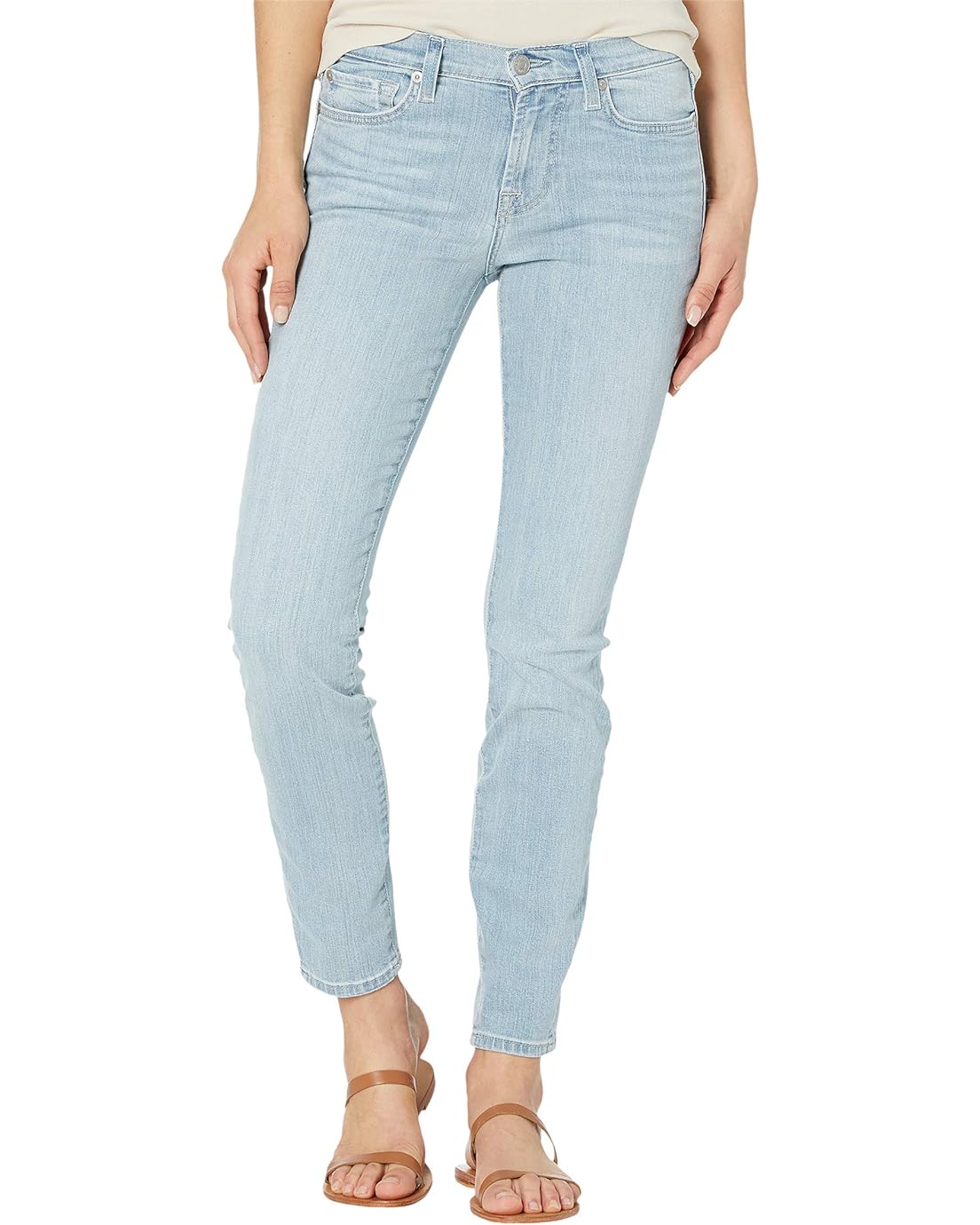 7 For All Mankind The Skinny in Light Winona