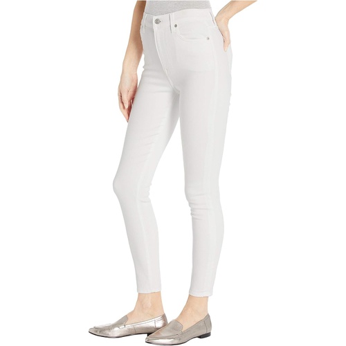  7 For All Mankind High-Waist Ankle Skinny in Slim Illusion White