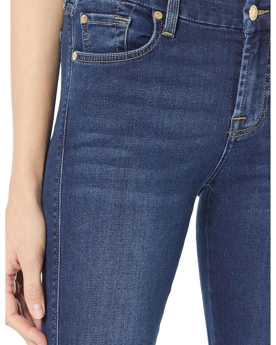  7 For All Mankind B(air) Kimmie Bootcut in Rinsed Indigo