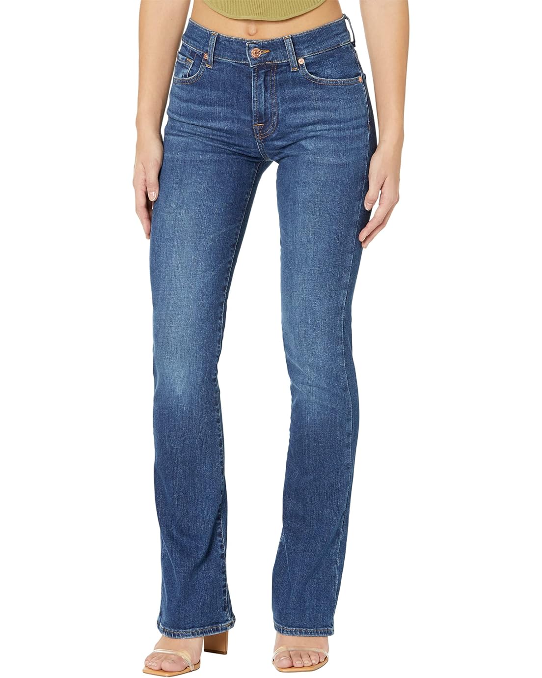  7 For All Mankind Slim Illusion Bootcut in Highline