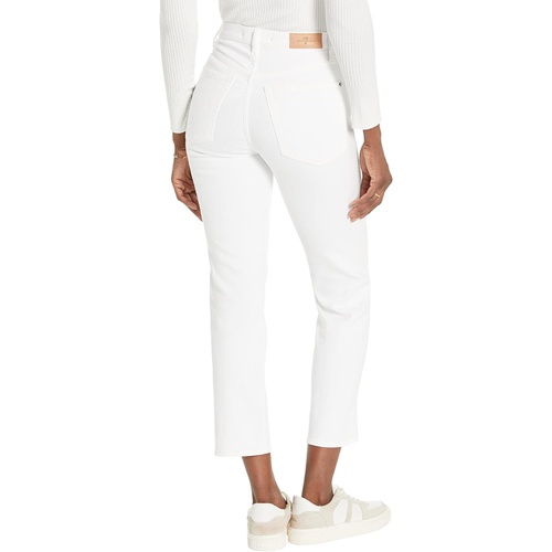  7 For All Mankind High-Waist Cropped Straight in Luxe Vintage Soleil
