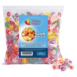 A Great Surprise Hard Candy  Sour Hard Candy  Washburn Sour Balls - Sour Balls Hard Candy  Bulk Candy  4 Pounds