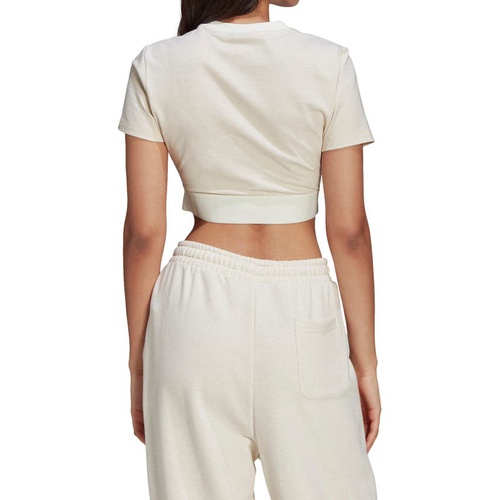 아디다스 adidas Originals Crop T-Shirt_OFF WHITE MEL