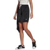 adidas Originals 3-Stripes Asymmetric Satin Skirt_BLACK