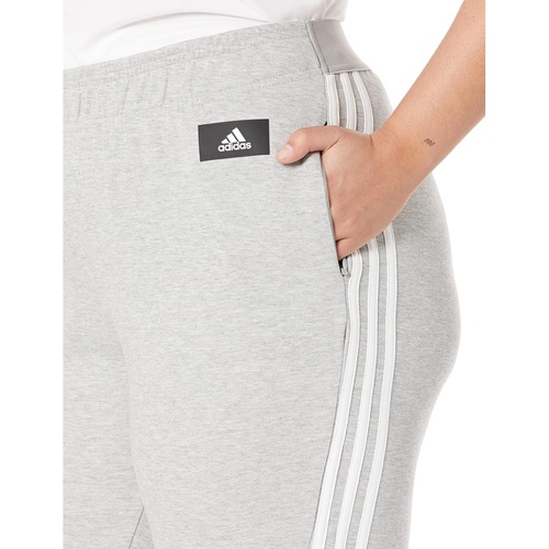 아디다스 adidas Plus Size Future Icon 3-Stripes Skinny Pants
