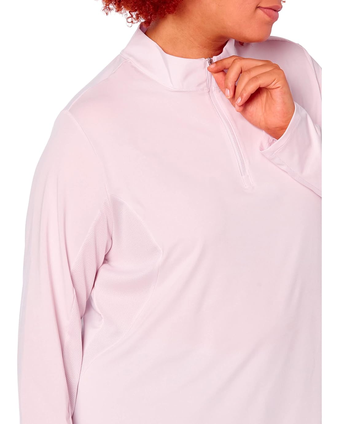 아디다스 adidas Golf Plus Size Printed Long Sleeve Sun Shirt