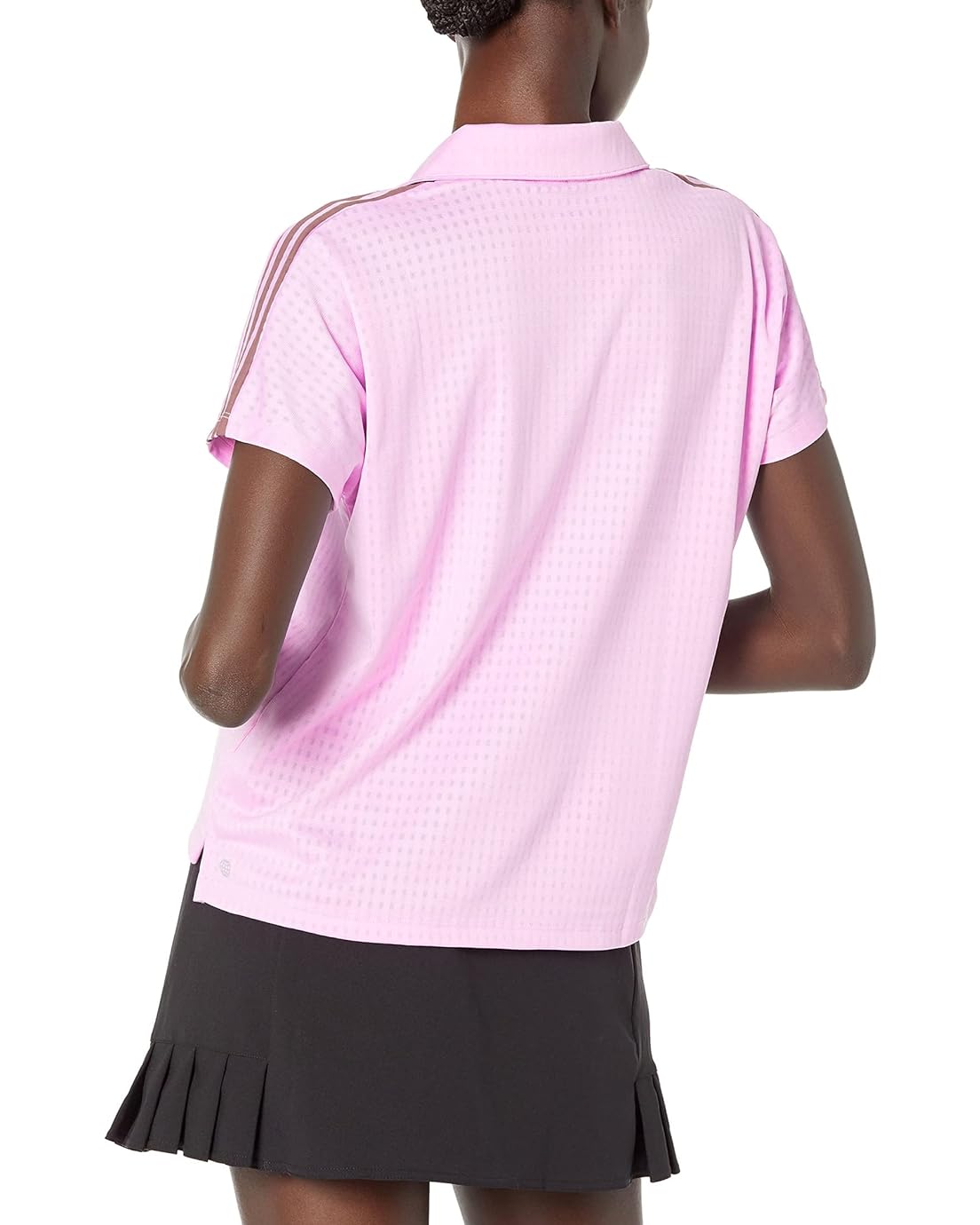 아디다스 Womens adidas Golf Plus Size 3-Stripe Polo Shirt