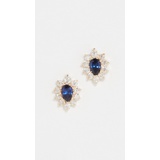 Adina Reyter 14k Sapphire + Diamond Earrings