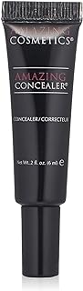 Amazing Cosmetics Amazing Concealer, full coverage long wear concealer makeup for undereye dark circles, acne, blemishes and spots, color correcting shades, melts into skin for mos