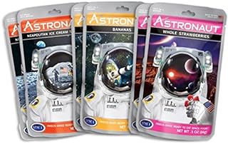 Astronaut Foods Freeze-Dried Banana Split Variety Pack, NASA Space Dessert, with Ice Cream Sandwich Neapolitan, Banana and Strawberry, 6 Count