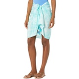 BECCA by Rebecca Virtue Free Bird Tie-Dye Textured Woven Sarong Cover-Up