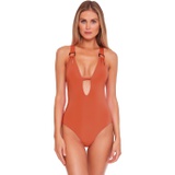 BECCA by Rebecca Virtue Color Code Skylar Plunge One-Piece
