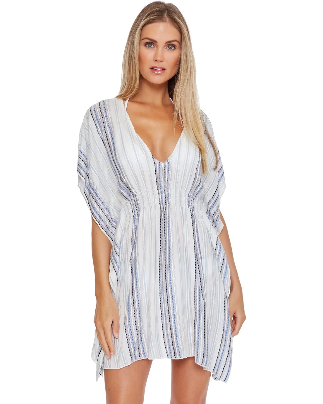 BECCA by Rebecca Virtue Radiance Woven Tunic Cover-Up
