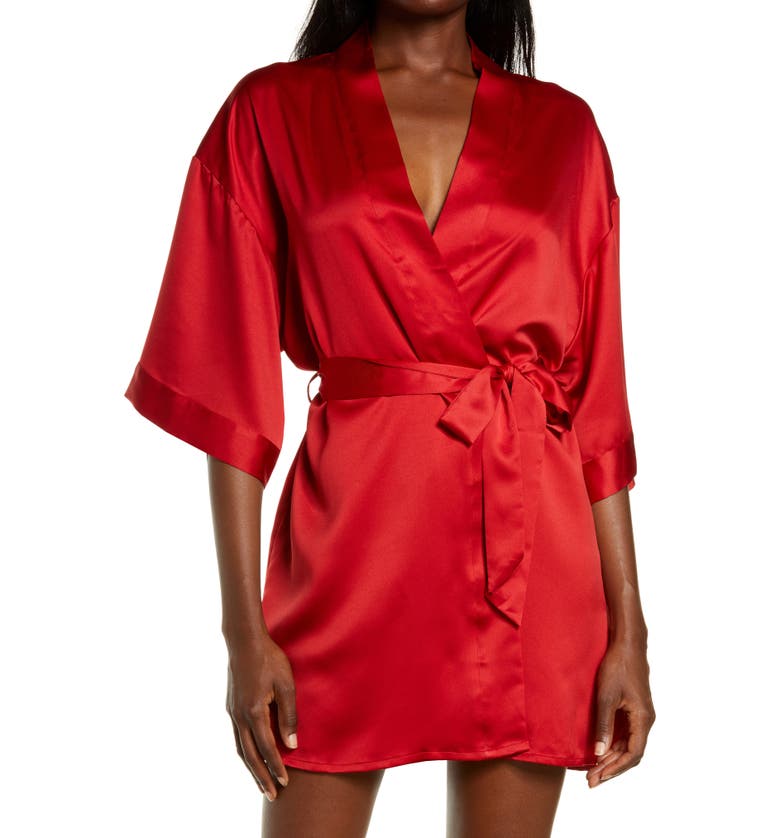 Black Bow Muse Robe_TANGO RED