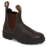 Blundstone Footwear Stout Water Resistant Chelsea Boot_STOUT BROWN LEATHER