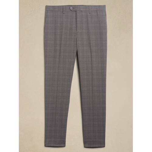 바나나리퍼블릭 Tailored-Fit Glen Plaid Suit Trouser
