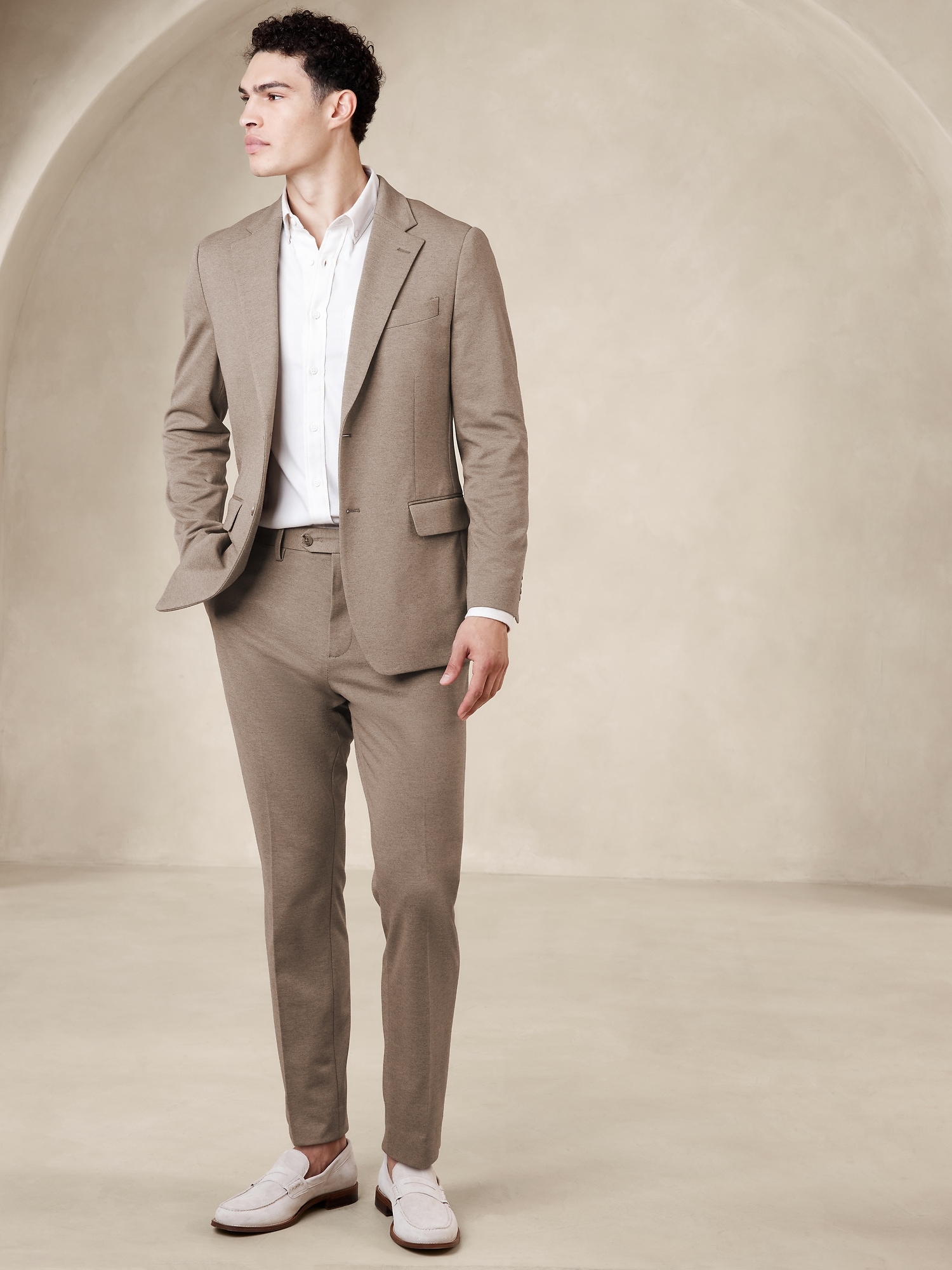 바나나리퍼블릭 Tailored-Fit Knit Suit Trouser