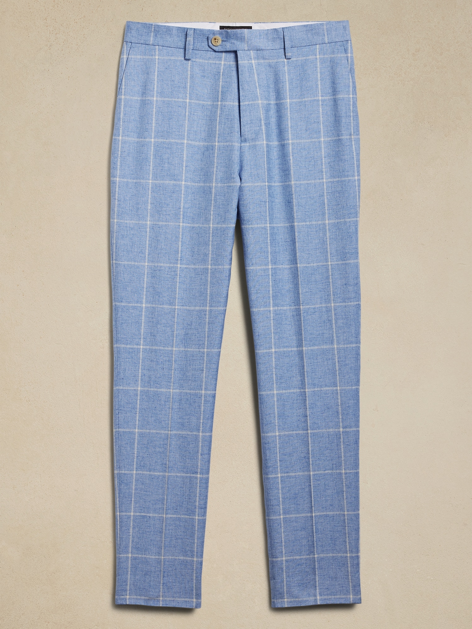 바나나리퍼블릭 Tailored-Fit Windowpane Suit Trouser