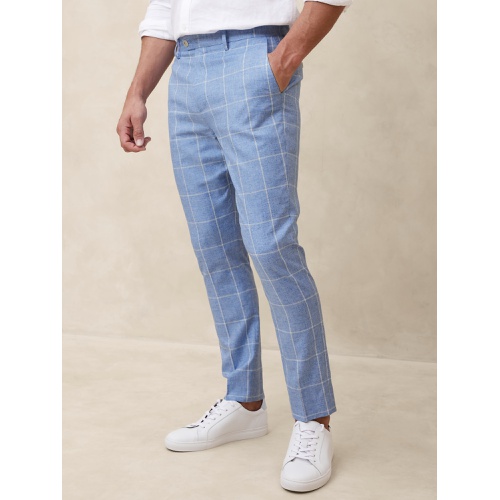 바나나리퍼블릭 Tailored-Fit Windowpane Suit Trouser