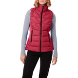 Bernardo Fashions Softy Glam Quilted Vest with Neoprene Combo
