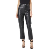 Blank NYC Need You Tonight - Leather Five-Pocket High-Rise Pants