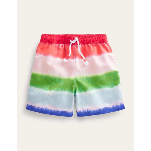 보덴 Boden Swim Shorts - Boto Pink and Jam Tie Dye