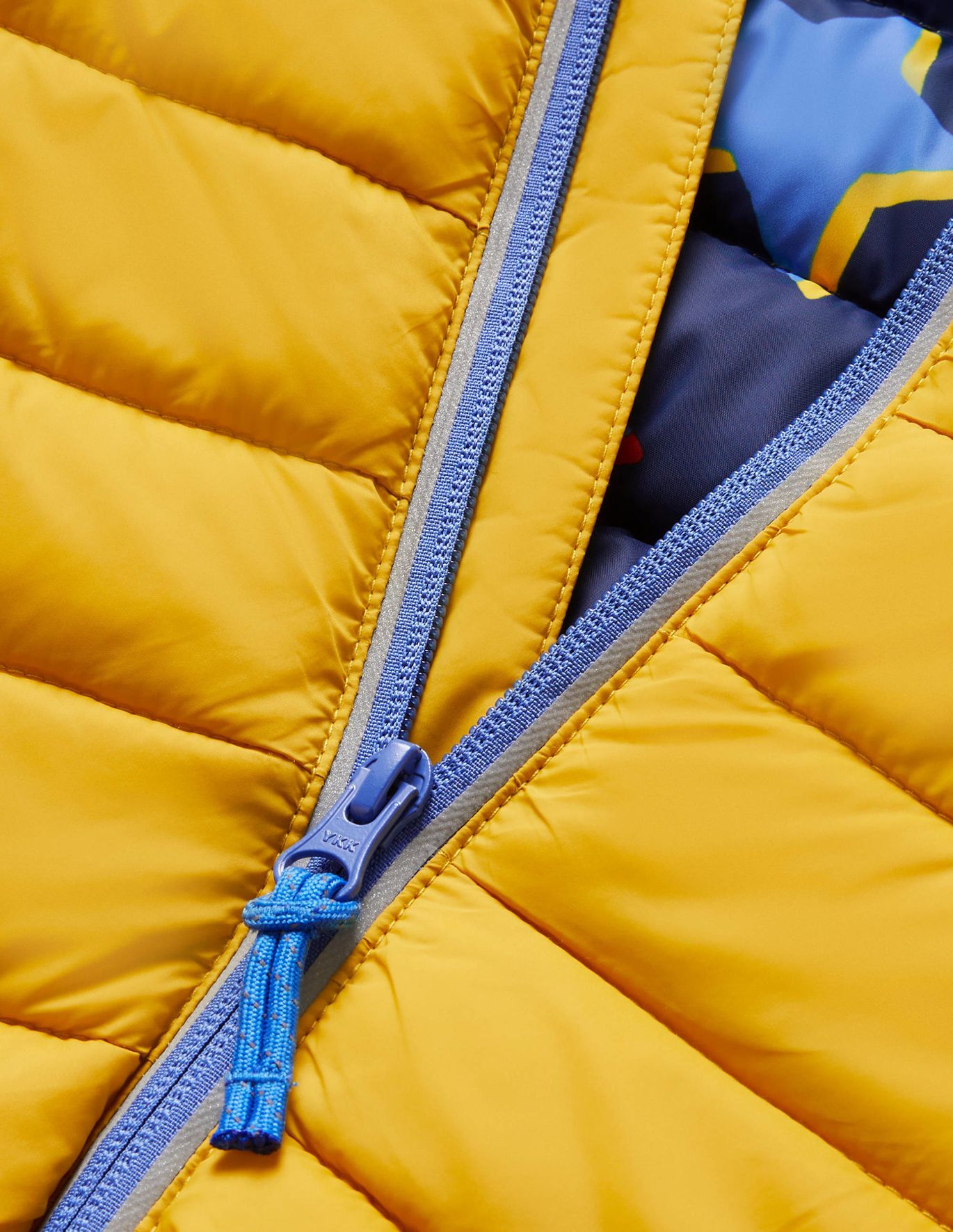 보덴 Boden Cosy Pack-away Padded Jacket - Honeycomb Yellow