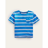 Boden Relaxed T-shirt - Provence Blue/Pink