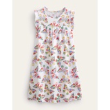 Boden Printed Nightgown - Ivory Butterflies