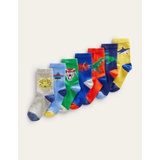 Boden Sock 7 Pack - Multi animals