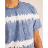Boden Tie Dye Laundered T-shirt - True Navy