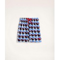 Boys Brooks Brothers Et Vilebrequin Swim Trunks in the Square Pegs Print