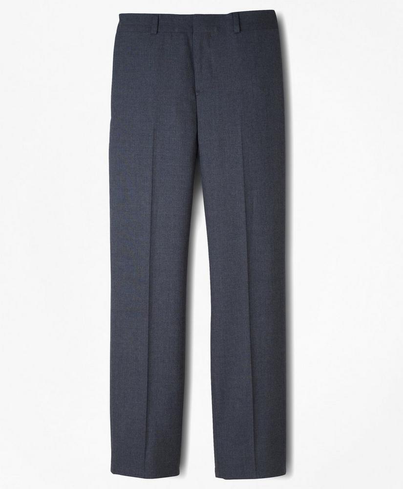 Boys Prep Plain-Front Wool Suit Pants