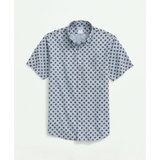 Short Sleeve Shirt In Linen-Cotton Floral Print