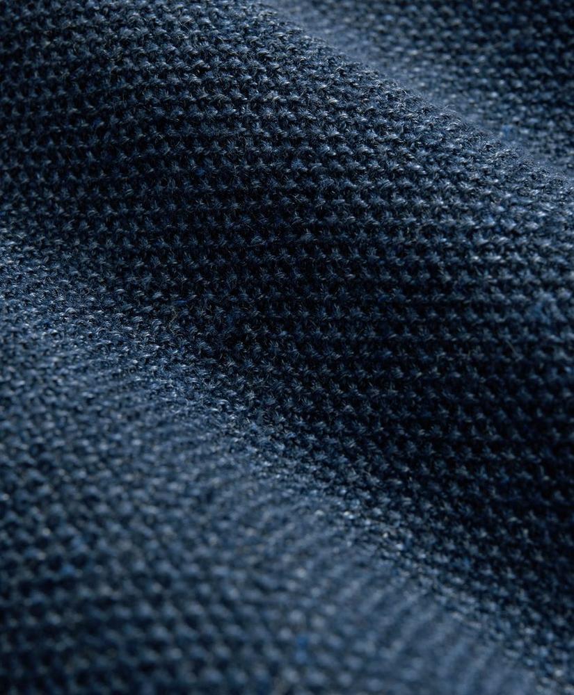 브룩스브라더스 Polo Sweater In Heathered Linen