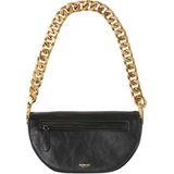 Burberry Small Olympia Leather Shoulder Bag_BLACK