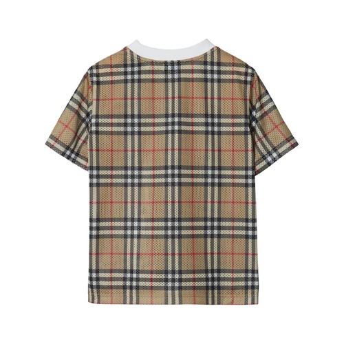 버버리 Burberry Kids Percy Check T-Shirt (Toddler/Little Kid/Big Kid)