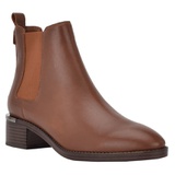 Calvin Klein Demmie Leather Chelsea Boot_BROWN LEATHER