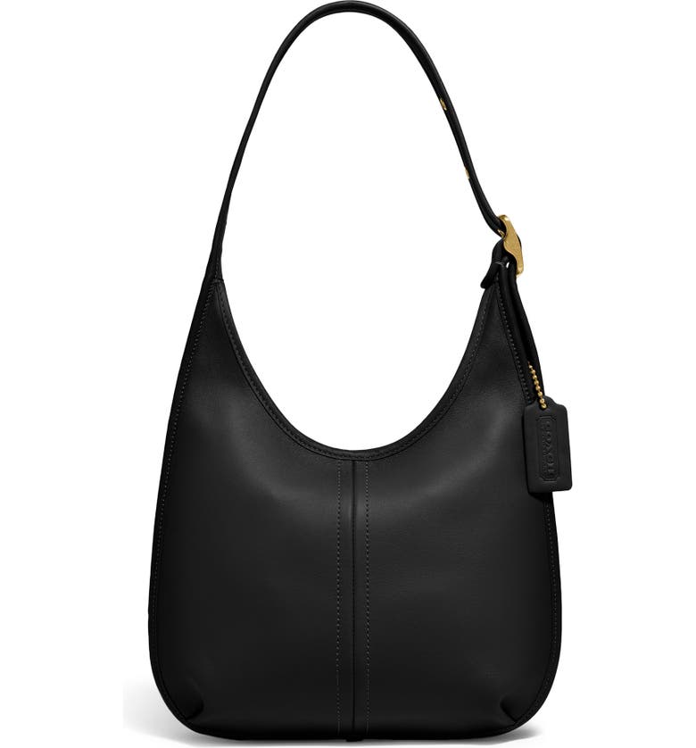 COACH Ergo Leather Shoulder Bag_BRASS/ BLACK