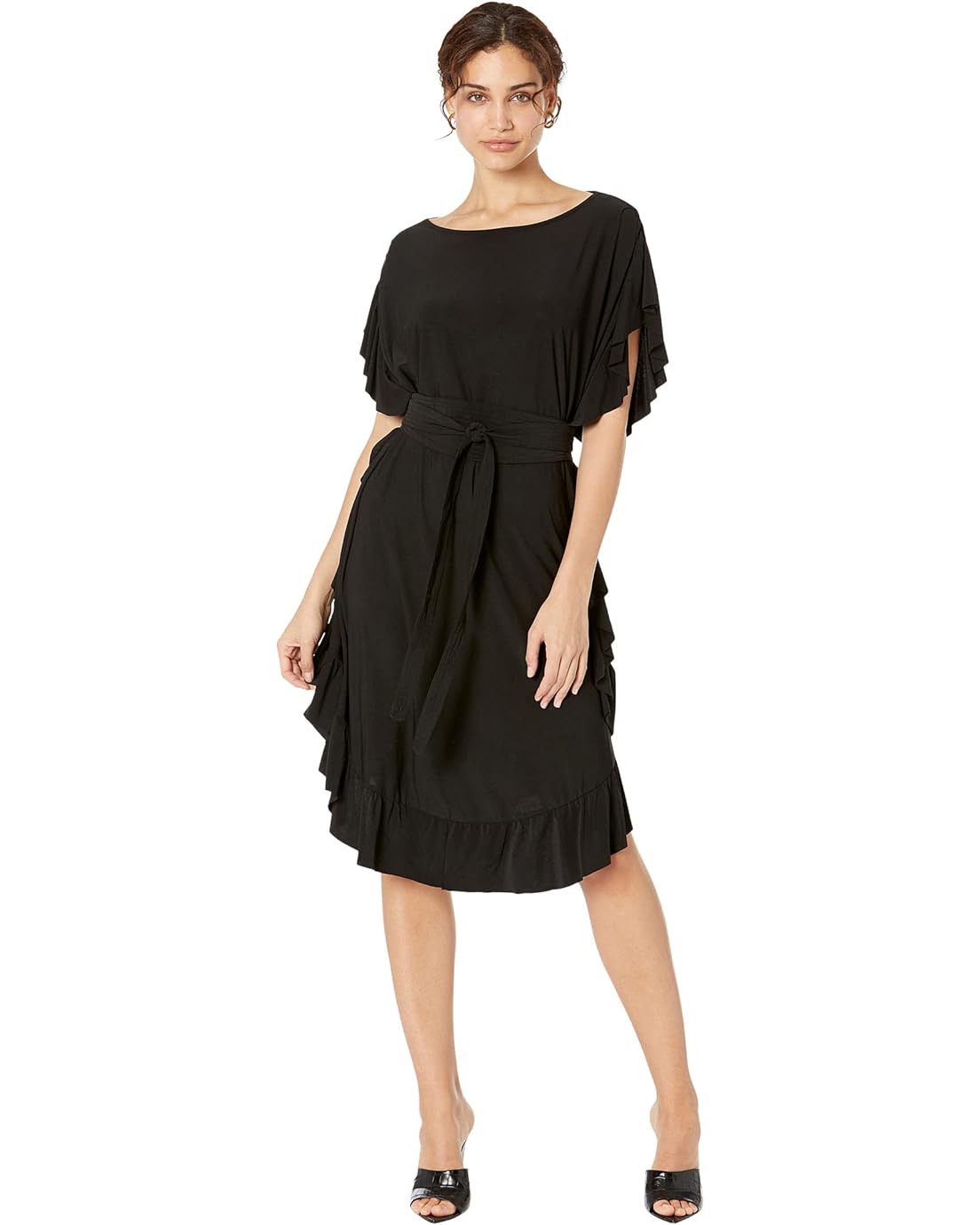 COCO REEF Heritage Gypsy Ruffle Cover-Up Dress