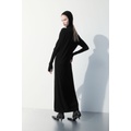 THE HOODED WOOL DRESS