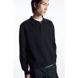 MINIMAL KNITTED POLO SHIRT