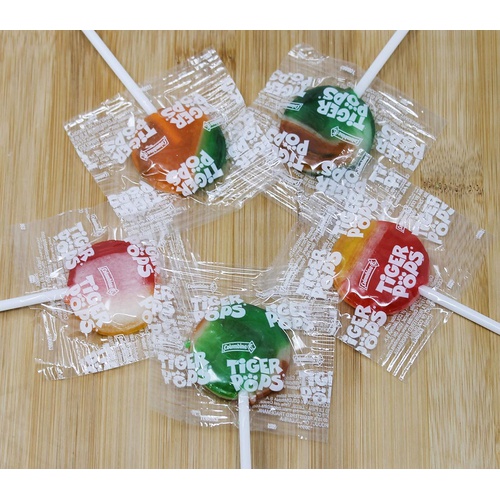  CRAZYOUTLET Easter Tiger Pops, Assorted Fruit Flavor Lollipops Hard Candy Bulk, 2 Lbs