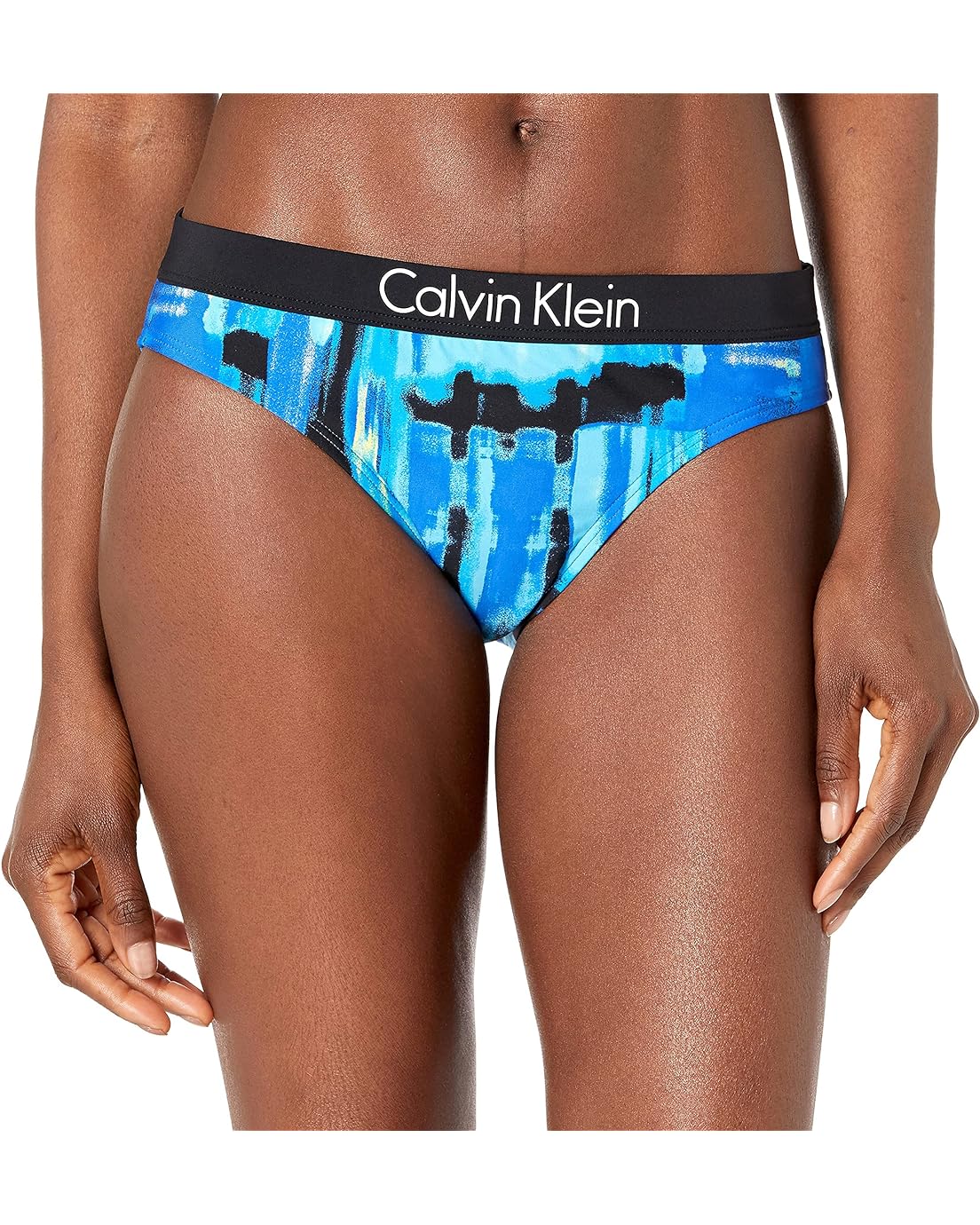 Calvin Klein Womens Standard Logo Cheeky Bikini Bottom