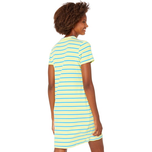  Calvin Klein Stripe Henley Dress