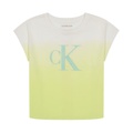 Big Girls Ombre Dolman-Sleeve Sequin Logo T-Shirt