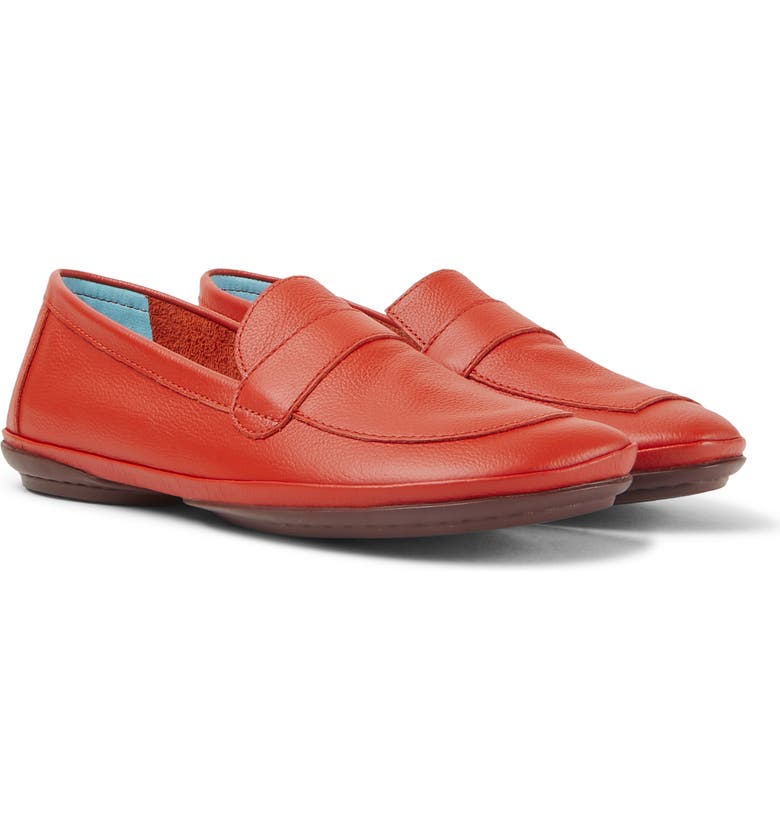 Camper Right Nina Penny Loafer_BRIGHT RED