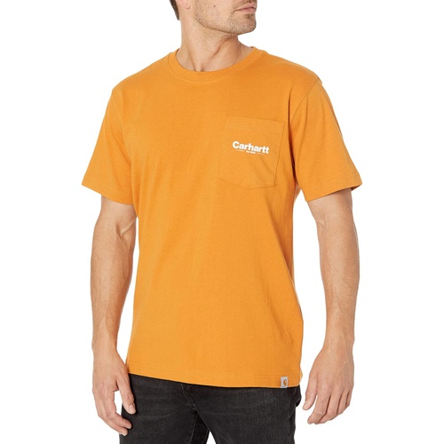 칼하트 Carhartt Relaxed Fit Heavyweight Short Sleeve Line Graphic T-Shirt